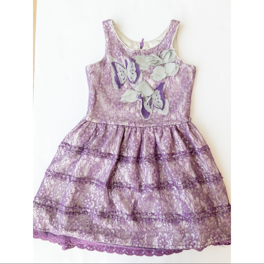 Trish Scully Size 4 Purple Dress